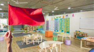 Bendera merah yang biasa terjadi di lembaga Daycare
