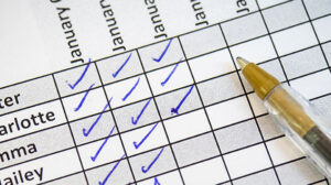 tampilan absensi sekolah manual (jadul)